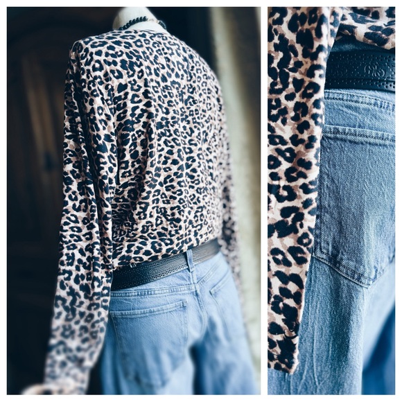 Top / Cuddl Duds / Leopard Print - Picture 3 of 13